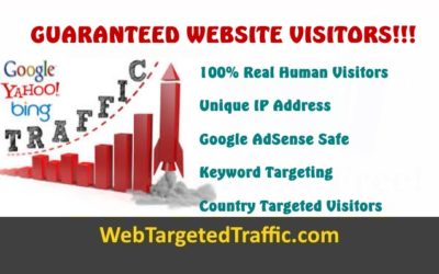 GUARANTEED WEBSITE VISITORS!!! High Quality Traffic That Converts…